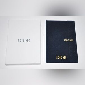 New Christian Dior Carnet Premium Navy Velvet Cover Notebook Journal in Box